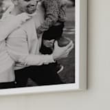 "The Big Picture: Father's Day Framed Photo" - Framed Photo in White by Minted - Frame Close-up