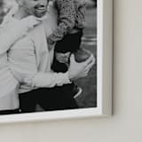 "The Big Picture: Father's Day Framed Photo" - Framed Photo in White by Minted - Frame Close-up