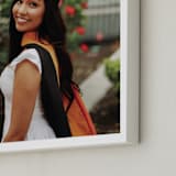 "The Big Picture: Graduation Framed Photo" - Framed Photo in White by Minted - Frame Close-up