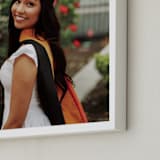 "The Big Picture: Graduation Framed Photo" - Framed Photo in White by Minted - Frame Close-up