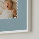 "Squiggle: Portrait" - Framed Photo in Sky by Kelly Watkins - Frame Close-up