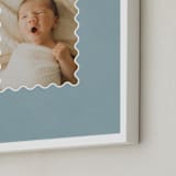 "Squiggle: Portrait" - Framed Photo in Sky by Kelly Watkins - Frame Close-up