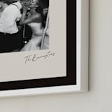 "Bold Frame: Portrait" - Framed Photo in Vanilla by Lori Wemple - Frame Close-up