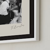 "Bold Frame: Portrait" - Framed Photo in Vanilla by Lori Wemple - Frame Close-up