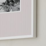 "Railroad Stripe: Portrait" - Framed Photo in Bisque by Olivia Kanaley Inman - Frame Close-up
