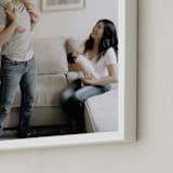 "The Big Picture: Mother's Day Framed Photo" - Framed Photo in White by Minted - Frame Close-up