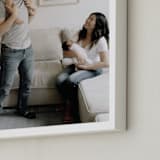 "The Big Picture: Mother's Day Framed Photo" - Framed Photo in White by Minted - Frame Close-up