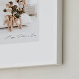 "Classic Snap: Portrait Framed Photo" - Framed Photo in Quartz by Minted - Frame Close-up