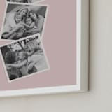 "Memory Stack" - Framed Photo in Blush by Ana de Sousa - Frame Close-up