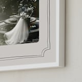 "Vintage Frame: Portrait" - Framed Photo in Vanilla by Kelly Watkins - Frame Close-up