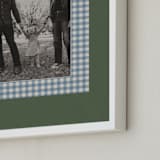"Gingham: Portrait" - Framed Photo in Forest by Kelly Watkins - Frame Close-up