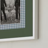 "Gingham: Portrait" - Framed Photo in Forest by Kelly Watkins - Frame Close-up