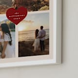 "Heart Tag: Portrait Framed Photo" - Framed Photo in Cookie Dough by Stacy Maalouf - Frame Close-up