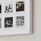 "Nine Photo: Portrait Framed Photo" - Framed Photo in Cloud by Olivia Kanaley Inman - Frame Close-up