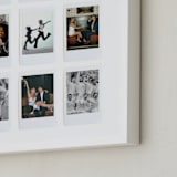 "Nine Photo: Portrait Framed Photo" - Framed Photo in Cloud by Olivia Kanaley Inman - Frame Close-up