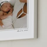 "Artifact: Portrait Framed Photo" - Framed Photo in Charcoal by Snow and Ivy - Frame Close-up