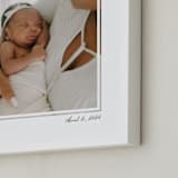 "Artifact: Portrait Framed Photo" - Framed Photo in Charcoal by Snow and Ivy - Frame Close-up