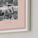 "Soft Hues Two Photo: Framed Photo" - Framed Photo in Blush by Blustery August - Frame Close-up