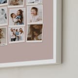 "9 Snaps" - Framed Photo in Dusty Blush by Hooray Creative - Frame Close-up