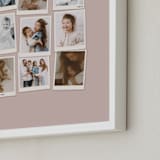 "9 Snaps" - Framed Photo in Dusty Blush by Hooray Creative - Frame Close-up