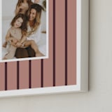 "Isla: Portrait" - Framed Photo in Acai Berry by Pati Cascino - Frame Close-up