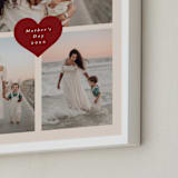 "Heart Tag: Portrait Framed Photo" - Framed Photo in Cookie Dough by Stacy Maalouf - Frame Close-up