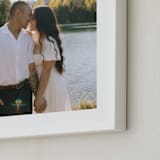 "The Big Picture: Valentine's Framed Photo" - Framed Photo in White by Minted - Frame Close-up