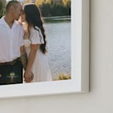 "The Big Picture: Valentine's Framed Photo" - Framed Photo in White by Minted - Frame Close-up
