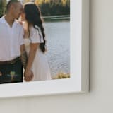"The Big Picture: Valentine's Framed Photo" - Framed Photo in White by Minted - Frame Close-up
