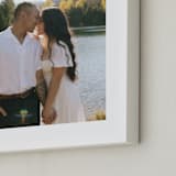 "The Big Picture: Valentine's Framed Photo" - Framed Photo in White by Minted - Frame Close-up
