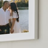 "The Big Picture: Valentine's Framed Photo" - Framed Photo in White by Minted - Frame Close-up