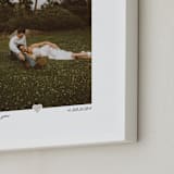 "With a Heart: Portrait Framed Photo" - Framed Photo in Taupe by Laura Hamm - Frame Close-up