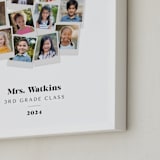 "Apple for the Teacher" - Framed Photo in Apple Green by Laura Bolter - Frame Close-up
