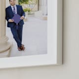 "The Big Picture: Graduation Framed Photo" - Framed Photo in White by Minted - Frame Close-up