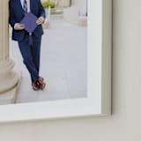 "The Big Picture: Graduation Framed Photo" - Framed Photo in White by Minted - Frame Close-up