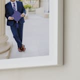 "The Big Picture: Graduation Framed Photo" - Framed Photo in White by Minted - Frame Close-up