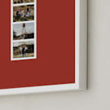 "Filmstrip Hue" - Framed Photo in Rust by Inkblot Design - Frame Close-up
