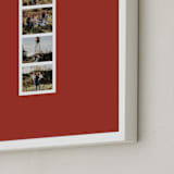 "Filmstrip Hue" - Framed Photo in Rust by Inkblot Design - Frame Close-up