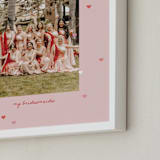 "Drops of Love: Portrait Framed Photo" - Framed Photo in Cream by Leia Matt - Frame Close-up