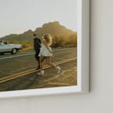 "The Big Picture: Portrait Framed Photo" - Framed Photo in White by Minted - Frame Close-up