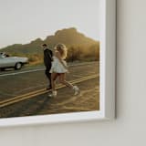 "The Big Picture: Portrait Framed Photo" - Framed Photo in White by Minted - Frame Close-up