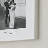 "Small Bow: Portrait Framed Photo" - Framed Photo in Petal by Annie Shapiro - Frame Close-up