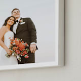 "The Big Picture: Valentine's Framed Photo" - Framed Photo in White by Minted - Frame Close-up