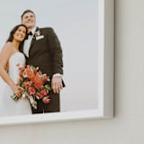 "The Big Picture: Valentine's Framed Photo" - Framed Photo in White by Minted - Frame Close-up