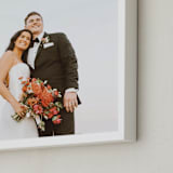 "The Big Picture: Valentine's Framed Photo" - Framed Photo in White by Minted - Frame Close-up