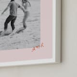 "Scripted Heart: Framed Photo" - Framed Photo in Crayon by Claudia Orengo - Frame Close-up