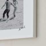 "Scripted Heart: Framed Photo" - Framed Photo in Graphite by Claudia Orengo - Frame Close-up