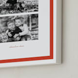 "Stacked Two Photo: Framed Photo" - Framed Photo in Cherry by Blustery August - Frame Close-up