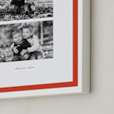 "Stacked Two Photo: Framed Photo" - Framed Photo in Cherry by Blustery August - Frame Close-up