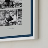 "Stacked Two Photo: Framed Photo" - Framed Photo in Winter Berry by Blustery August - Frame Close-up